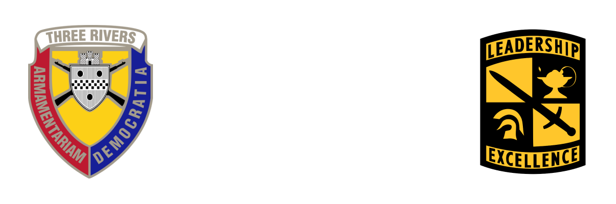 Three Rivers Battalion logo and Army Cadet Command logo